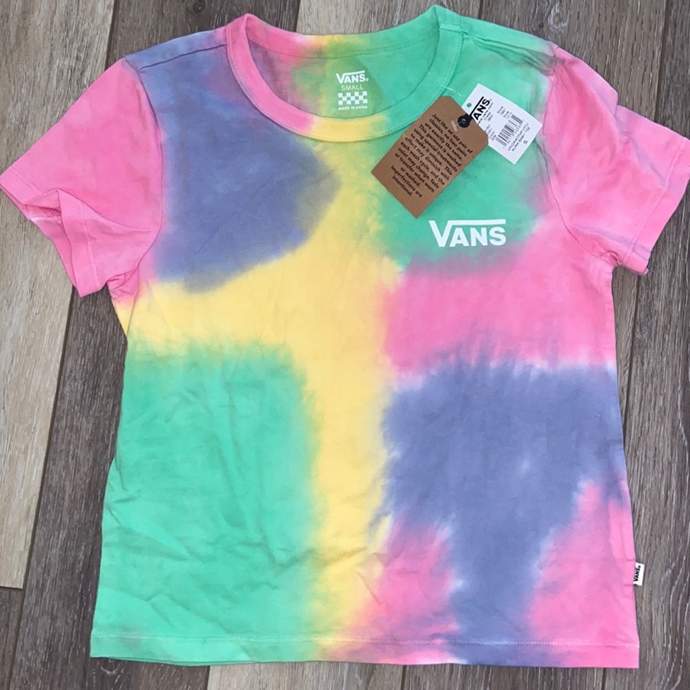 vans tie dye shirt